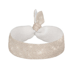 Glam Champagne Glitz Elastic Hair Tie