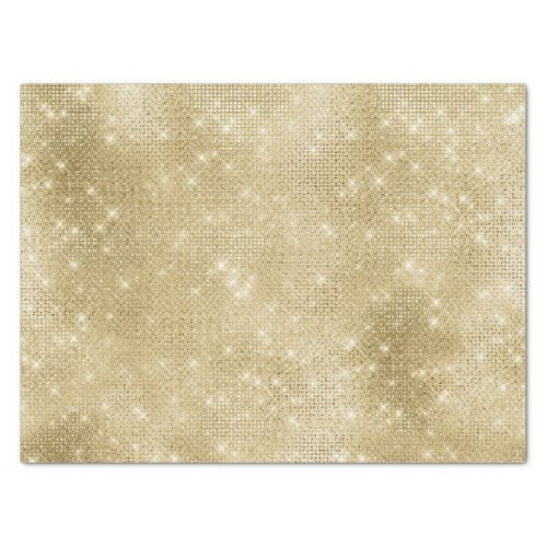 Glam Champagne Gold Glitzy Sparkle Tissue Paper