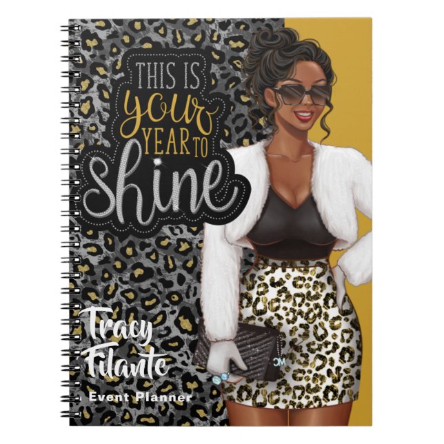 Glam Chic Fashion Boss Notebook (Front)