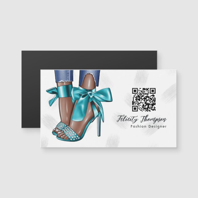 Glam Chic Fashion QR Code (Front/Back)