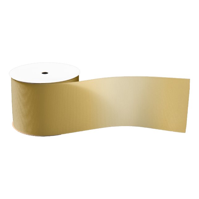 Glam Chic Yellow Gold Ribbon Christmas (Spool)