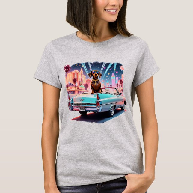 Glam Dachshund Collection T-Shirt (Front)