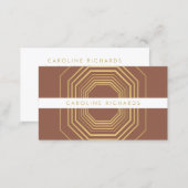 Glam Deco Jewelry Design Fashion Boutique No. 10 Business Card (Front/Back)