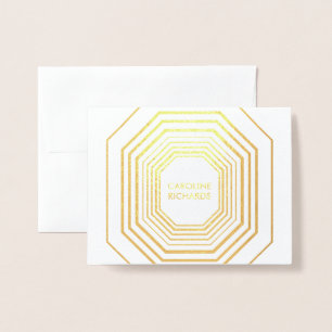 Glam Deco Personalized Folded Card