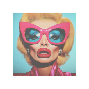 Glam Diva in Retro Shades Gallery Wrap