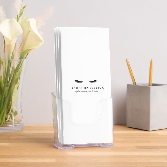 Glam Eyelashes Extensions Salon Tri-Fold Brochure (Insitu)