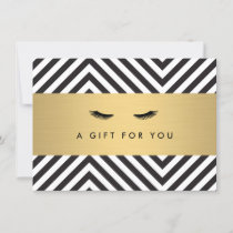 Glam Eyelashes with Bold Pattern Gift Certificate