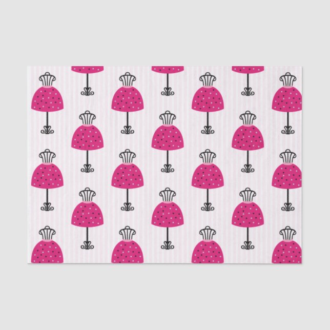 Glam Fashion Diva Birthday Party Tissue Paper (Front)