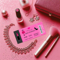 Glam Fashion Show Party Night Girl's Ticket
