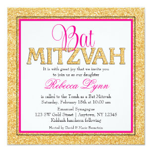 discount bar bat mitzvah invitations zazzle