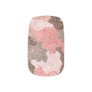 Glam Faux Glitter Rose Gold Pink Camouflage Minx Nail Art