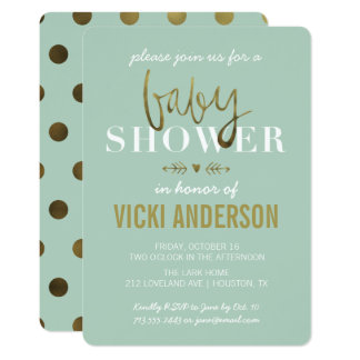 Modern Baby Invitations 3