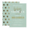 Glam Faux Gold Modern Baby Shower Invitations