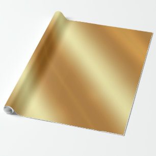 Glam Faux Gold Template Glossy Extra Large Gift Wrapping Paper