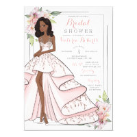 Glam Girl Bridal Shower Invitation