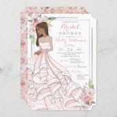 Glam Girl Bride Bridal Shower Invitation (Front/Back)