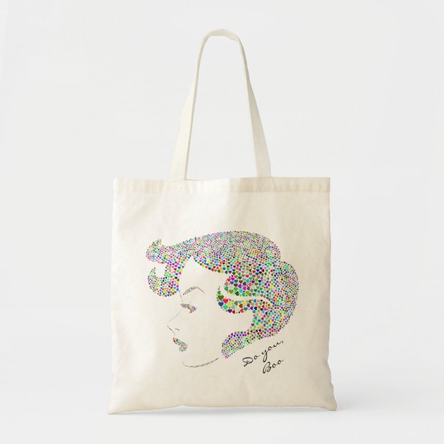 Glam Girl self girl power quote Tote Bag (Front)