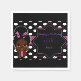 Glam Girl Theme Napkins