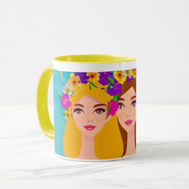 Glam Girls Coffee Mug (Front Left)