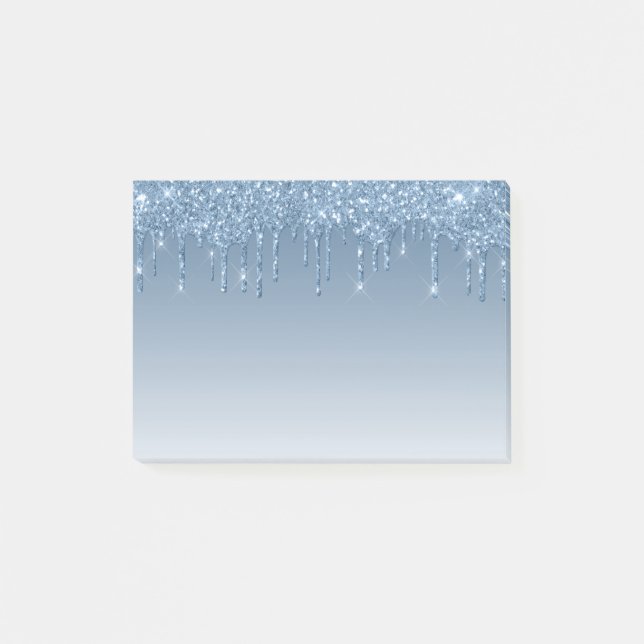 Glam & Glitter Drip Post-it Notes (Front)