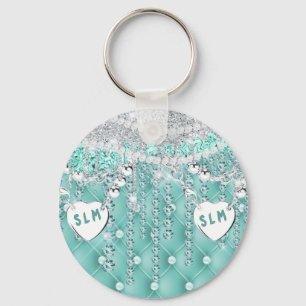 Glam Glitter Girly Keychain