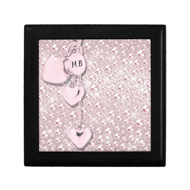 Glam Glitter Girly Pink Gift Box (Front)
