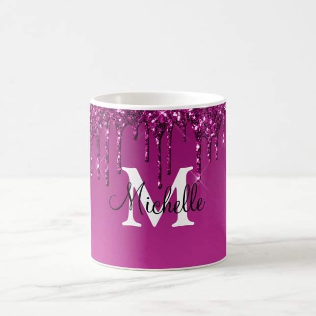 Glam & Glitter Personalized Coffee Mug (Center)