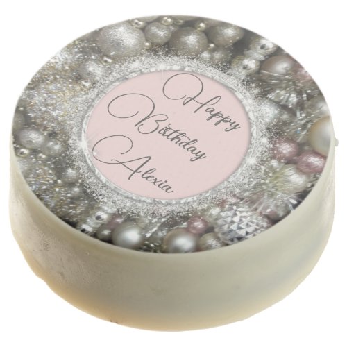  Glam Glittery Beads Birthday Personalized Chocolate Covered Oreo