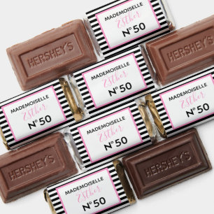 Glam & Glitz Couture Birthday Shower Party Hershey's Miniatures