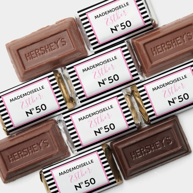 Glam & Glitz Couture Birthday Shower Party Hershey's Miniatures (Assorted)