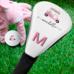 Glam Glitz Monogram Rose Gold Diamond Cart  Golf Head Cover<br><div class="desc">Golf Gal - Fun Glitz Glam Rose Gold Diamond Cart-- just a bit "over the top" but ready to run the course -- golf head cover--This is a great gift for golf lovers -- fun / distinctive / unique. And with a monogram for the "intended". If you have any design...</div>
