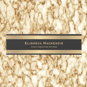 Glam Gold and Black Door Sign Signs  Name Plate