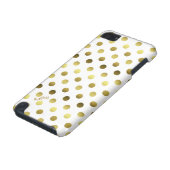 Glam Gold and White Polka Dot iPod Touch (5th Generation) Case (Bottom)