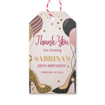 glam gold birthday party blush pink