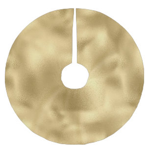 Glam Gold Brushed Polyester Tree Skirt