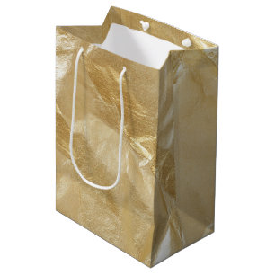 Glam Gold Christmas (or any occasion) Medium Gift Bag