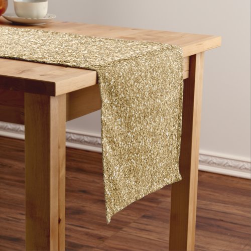 Glam Gold Glitter Glitz   Medium Table Runner