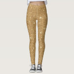 Glam gold glitter leggings<br><div class="desc">A stunning gold glitter design that is perfect for a night out on the town.</div>