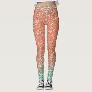 Glam gold glitter leggings