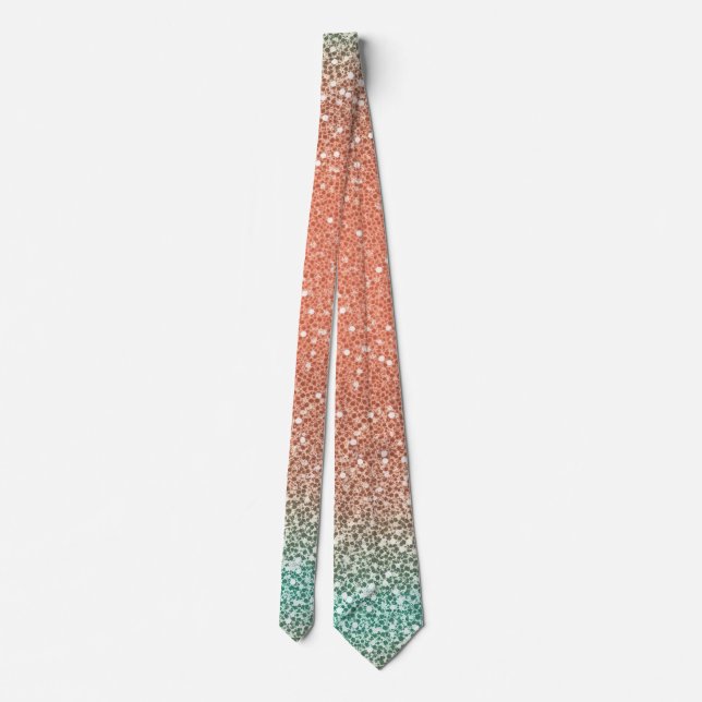 Glam gold glitter neck tie (Back)
