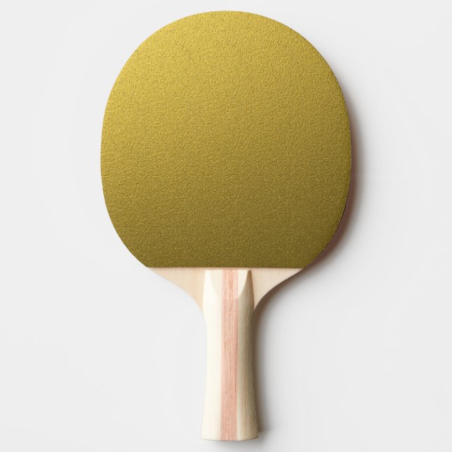 Glam Gold Glitter Ping-Pong Paddle (Front)