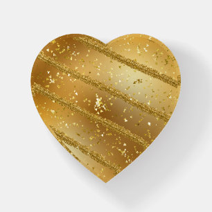 Glam Gold GlitterPaperweight Paperweight