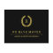 Glam Gold Laurel Wreath on Black Change of Address