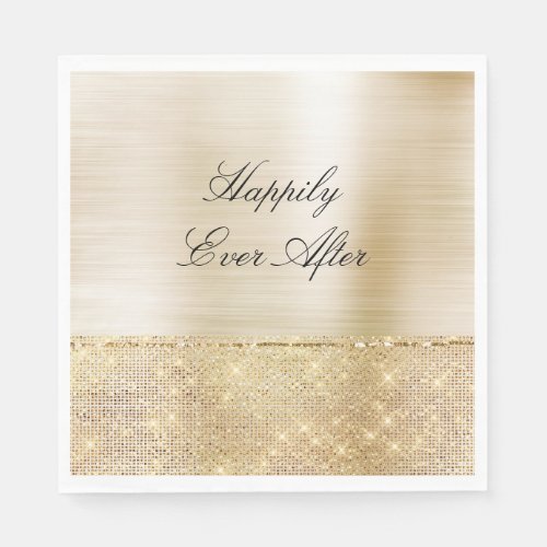 Glam Gold Sparkle Napkins