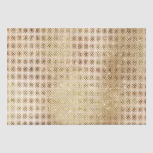 Glam Gold Sparkle Tissue Paper (Front)
