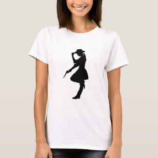 Glam Gun Girl Cowgirl T-Shirt