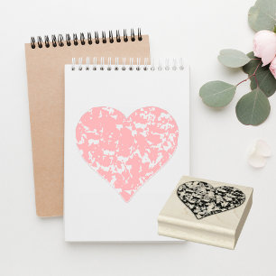 Glam Heart Rubber Stamp