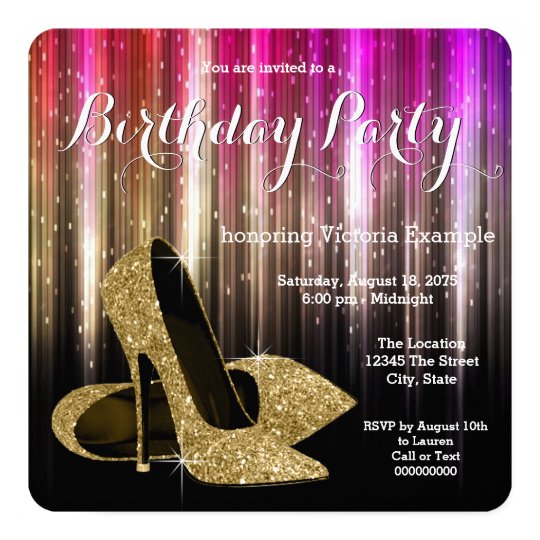 shoes for birthday party