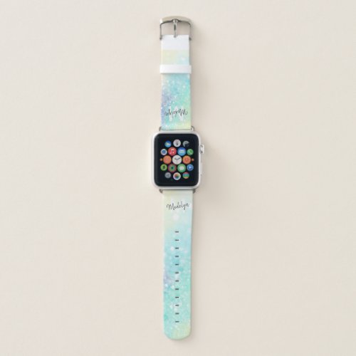 Glam Holographic Glitter Colorful Pretty Pattern Apple Watch Band