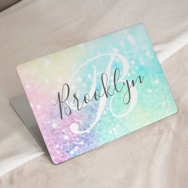 Glam Holographic Glitter Colorful Pretty Pattern HP Laptop Skin (Creator Uploaded)